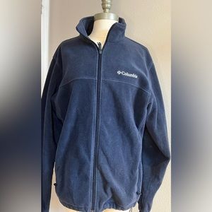 Columbia Navy Fleece Jacket - Women’s Medium